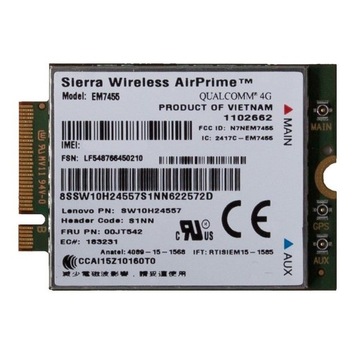 MODEM WWAN SIERRA EM7455 DO LAPTOPÓW LENOVO