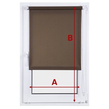 ROLETA ZACIEMNIAJĄCA 35X215 CM NA WYMIAR LECH