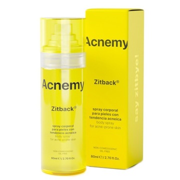 Spray Złuszczający na Wypryski Zitback 80ml Acnemy