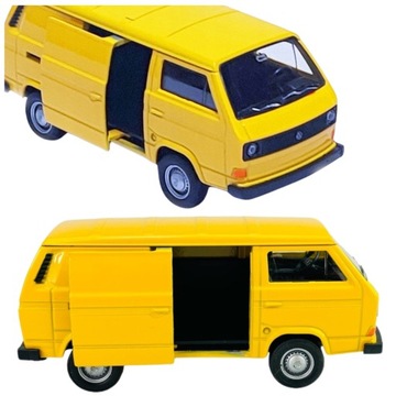 RESORAK AUTO MODEL METALOWY WELLY Volkswagen T3 Van 1:34 NA PREZENT