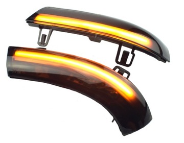 KIERUNKOWSKAZY MIGACZE LED DYNAMICZNE PŁYWAJĄCE W LUSTERKA PASSAT B5 FL B6