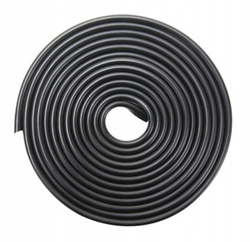 AG679F ДВЕРНАЯ ЗАЩИТНАЯ НАКЛАДКА 5М ЧЕРНАЯ