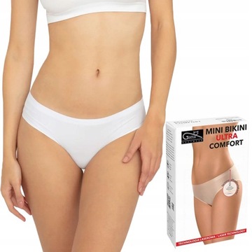 FIGI GATTA MINI BIKINI ULTRA COMFORT BIAŁE M