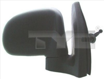 HYUNDAI AT-S 1998-2008 ZRCÁTKO RH CABLE 190MM BASE CONVEX TYC