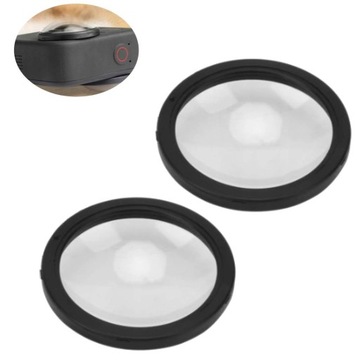 2 SZT. OSŁONA OBIEKTYWU AKRYL DO KAMER SPORTOWYCH GOPRO MAX 10x5x1,5cm