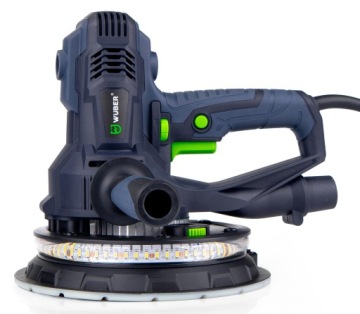 ШЛИФОВАЛЬНАЯ ШЛИФОВАЛЬНАЯ МАШИНА 180MM MAINS PRO СО СВЕТОДИОДНОЙ ЛЕНТОЙ + 6 БУМАГ