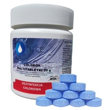 CHLOR Tabletki do basenu multifunkcyjne (20g) NTCE 500g