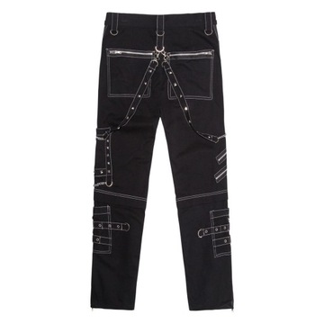 Men's Gothic Pants Punk Rock Eyelet Cargo Be