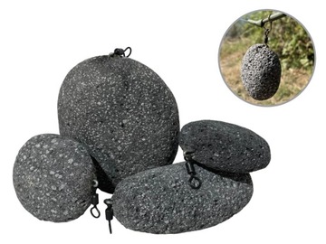 Ciężarek Karpiowy 70g Kamienny z Krętlikiem Gruntowy Ekologiczny 70-100g AV
