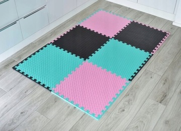 ПЕННЫЙ КОВРИК 120 x 120 см ПЕННЫЙ ПАЗЛ 4 шт.