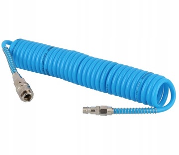 AIRPRESS WĄŻ SPIRALNY PNEUMATYCZNY 5M PU 8MM X 5MM