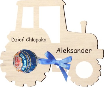 PREZENT Na DZIEŃ CHŁOPAKA TRAKTOR NA LIZAK UCHWYT