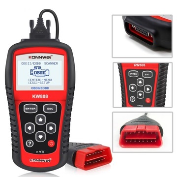 Konnwei KW808 OBD2 диагностический тестер и сканер аккумулятора