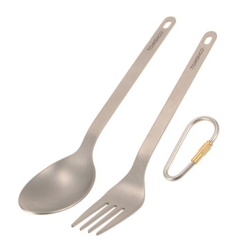 2 w 1 TITANIUM CAMPING Ta8115 SZTUĆCE Zastawa stołowa Łyżka obiadowa Frok
