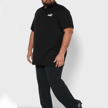 Puma koszulka polo polówka czarna plus size 5XL