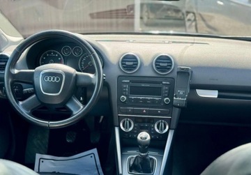 Audi A3 8P Hatchback 3d 1.6 102KM 2008 Audi A3 Sportback 1.6 MPI 102KM skory PDC cliamtronic tempoamt alu grzane, zdjęcie 31