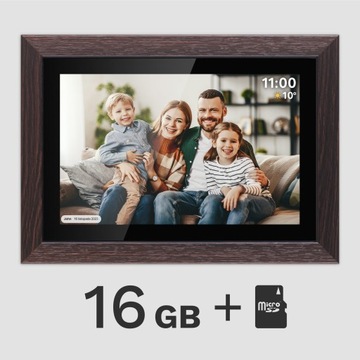 Цифровая фоторамка Kruger&Matz FRAMEO Wi-Fi с высококачественной панелью 10,1 дюйма