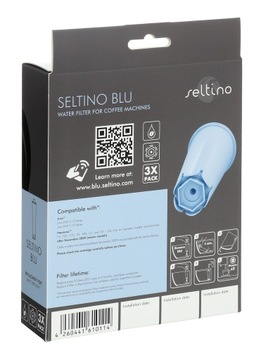 3 сменных фильтра Seltino Blu для кофемашины JURA. Набор фильтрующих вставок.