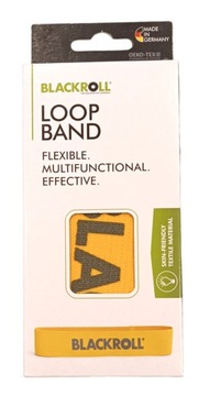 BLACKROLL TAŚMA DO ĆWICZEŃ ŻÓŁTA LOOP BAND 32CM HIP BAND GUMA OPOROWA
