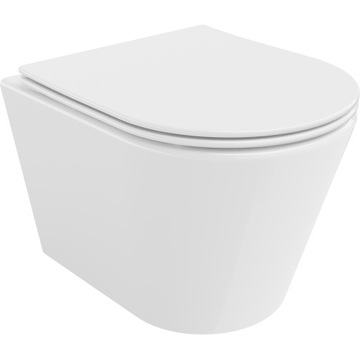 УНИТАЗ MEXEN RICO БЕЗОБЕДНИК МЕДЛЕННО ЗАКРЫВАЮЩИЙСЯ СИДЕНЬЕ DUROPLAST SLIM