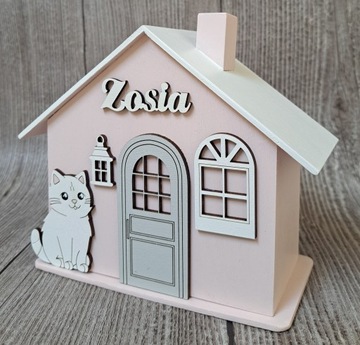 Копилка XXL с ИМЯ, подарок девочке на день рождения