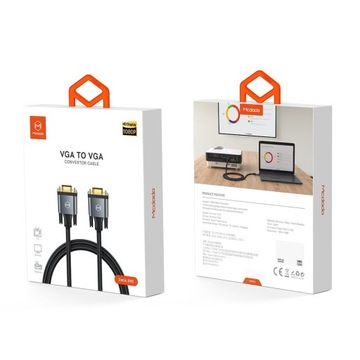 КАБЕЛЬ ДЛЯ МОНИТОРА HD MCDODO D-SUB VGA-VGA, 2 М