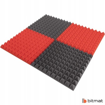 Акустические пирамидальные панели, звукоизоляционный комплект, лучшее качество звука, губка