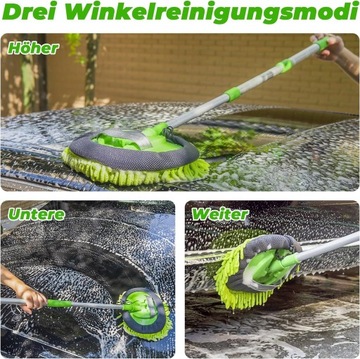 Чехлы для швабры из микрофибры для автомойки 26х33см 2 шт.