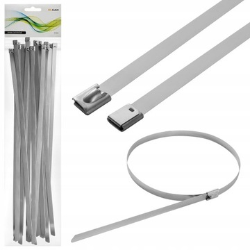 OPASKA ZACISKOWA STALOWA METALOWA 7,9x520mm 20szt