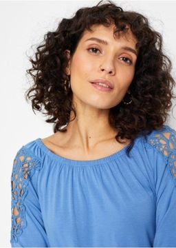 КАРМЕН БЛУЗКА С КРУЖЕВОМ 36/38