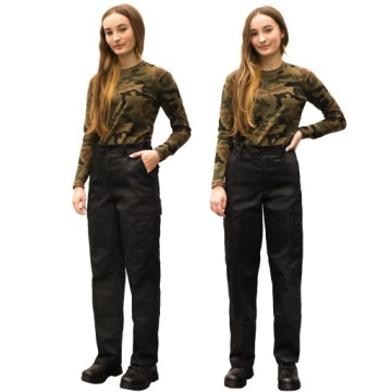 БРЮКИ-КАРГО ДЕТСКИЕ BDU ВОЕННЫЕ, ЧЕРНЫЕ 152