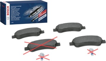 Bosch BP318 okładziny hamulcowe - oś przednia - certyfikat ECE-R90 -