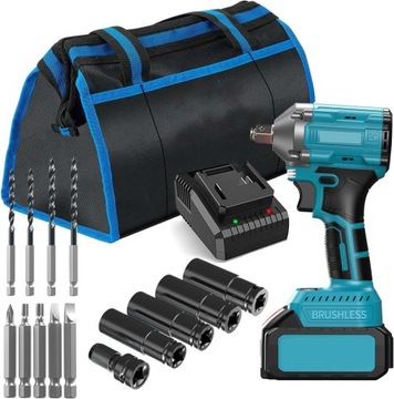 Wiertarka/Wkrętarka/Udarowa 3w1 21V 550Nm 4000mAh Bateria