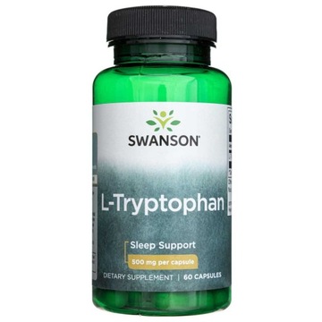 SWANSON L-TRYPTOFAN naturalny ANTYDEPRESANT sen