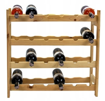 ДЕРЕВЯННАЯ ПОЛКА ДЛЯ ВИНА НА 24 БУТЫЛКИ