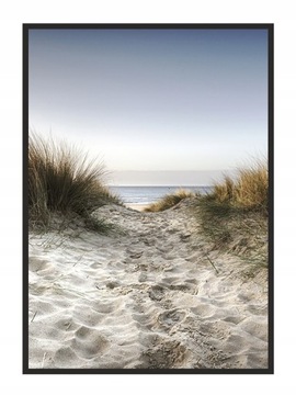 OBRAZ PLAKAT W RAMIE 33x43 cm Wydmy P833