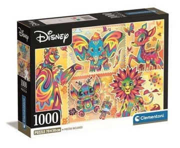 PUZZLE 1000 COMPACT DISNEY CLASSIC, CLEMENTONI