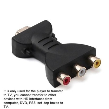 HD 1080P RCA AV-адаптер-переходник HDMI Кабель A