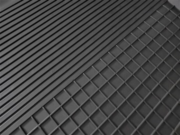 ПОДНОСНЫЕ КОВРИКИ, КОМПЛЕКТ 4 шт. ПОДДОН 2см + СТОПЕРЫ.