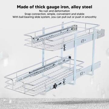 Индивидуальная пряжка для выдвижения ящика шкафа, сочетающая двухуровневую тягу