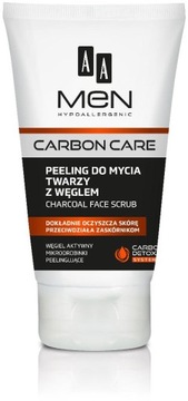 AA MEN CARBON CARE Пилинг для умывания лица