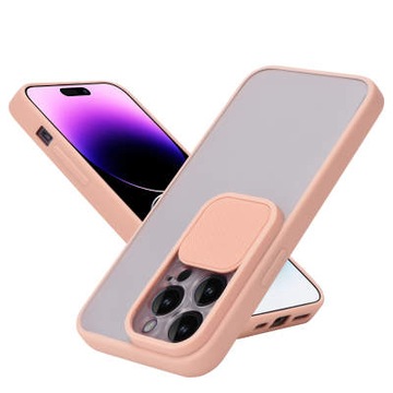 ETUI PODWÓJNA OCHRONA DO IPHONE 14 PRO - PINK