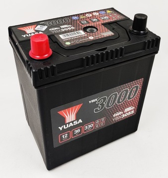 Akumulator Yuasa YBX 3055 12V 36Ah 330A Matiz