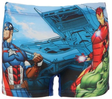 Kąpielówki chłopięce Bokserki 122/128 Avengers 7+ licencja