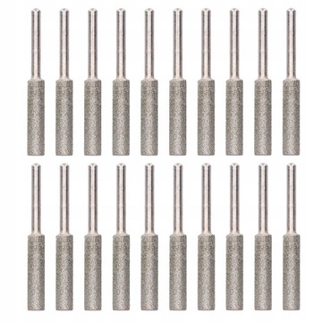 20 szt. Ostrzałki do piły łańcuchowej