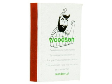 ЭКО РОПИЛЬНАЯ СПИЧКА ДЛЯ КАМИНА ГРИЛЬ-ПЕЧИ WOODSON (6 ШТ)