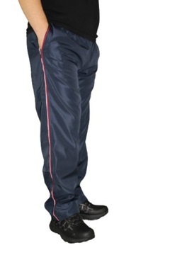 Мужские спортивные штаны скользкий полиэстер длительный размер рабочего размера xl