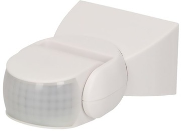 Czujnik ruchu i zmierzchu CR-236 180' IP65 biały