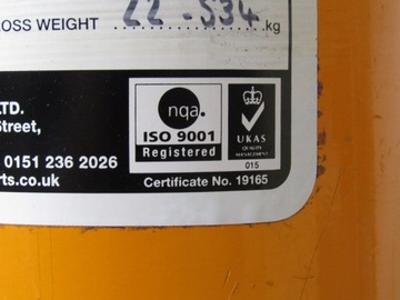 ALUMINIOWA BUTLA Z OSPRZĘTEM NA CO2 AZOT 13L 3300PSI W SKRZYNI