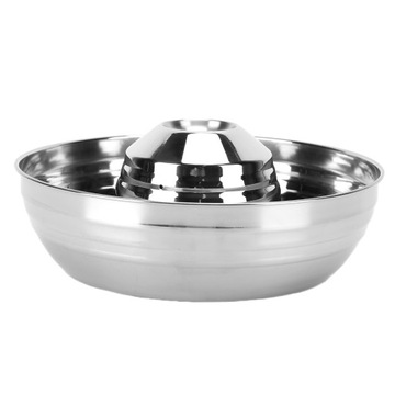 Фонтан для кошек из нержавеющей стали объемом 2 л.